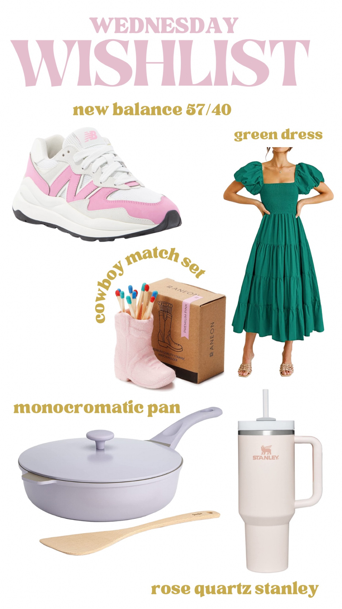 may 24 wishlist! aggressively waiting for the new balance’s to be restocked in my size!! also thinking of finally joining the Stanley train?? 

#LTKGiftGuide #LTKstyletip #LTKshoecrush