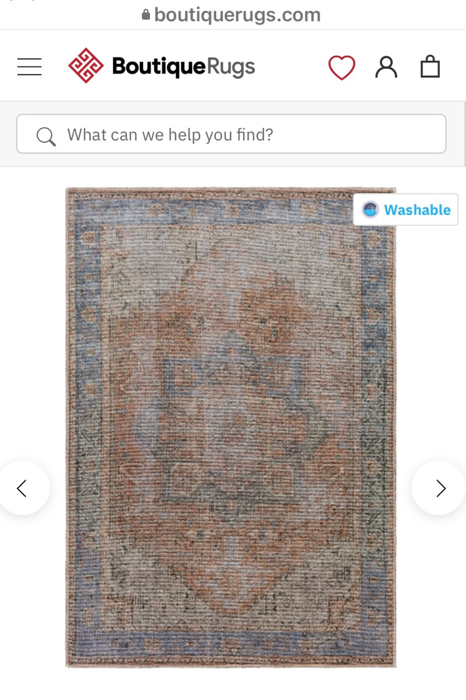 On sale now! Vintage looking washable rug. I am currently washing 2 of my washable rugs at home thanks to my fur baby. Highly recommend! #boutiquerugs #washablerug

#LTKSale #LTKhome #LTKsalealert