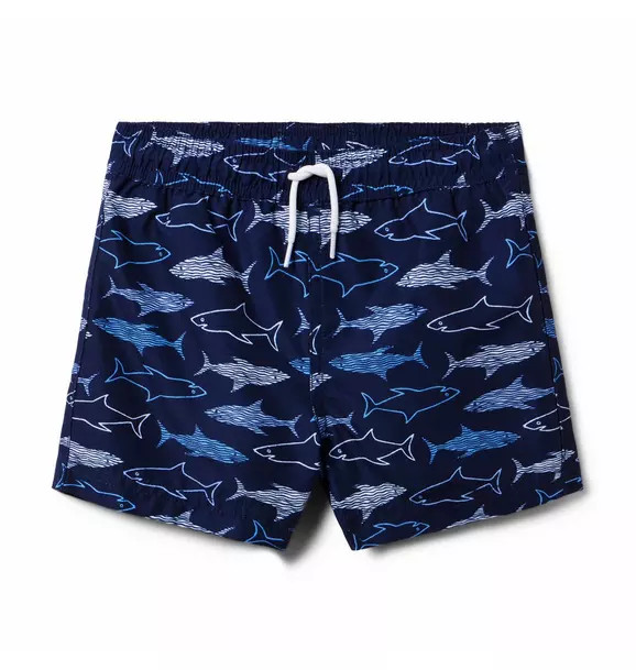Recycled Shark Swim Trunk | Janie and Jack