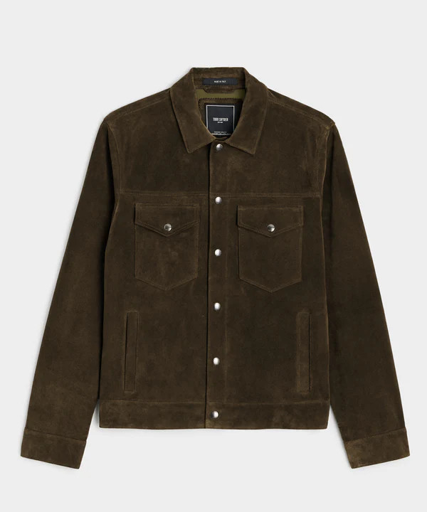 Italian Suede Dylan Jacket | Todd Snyder