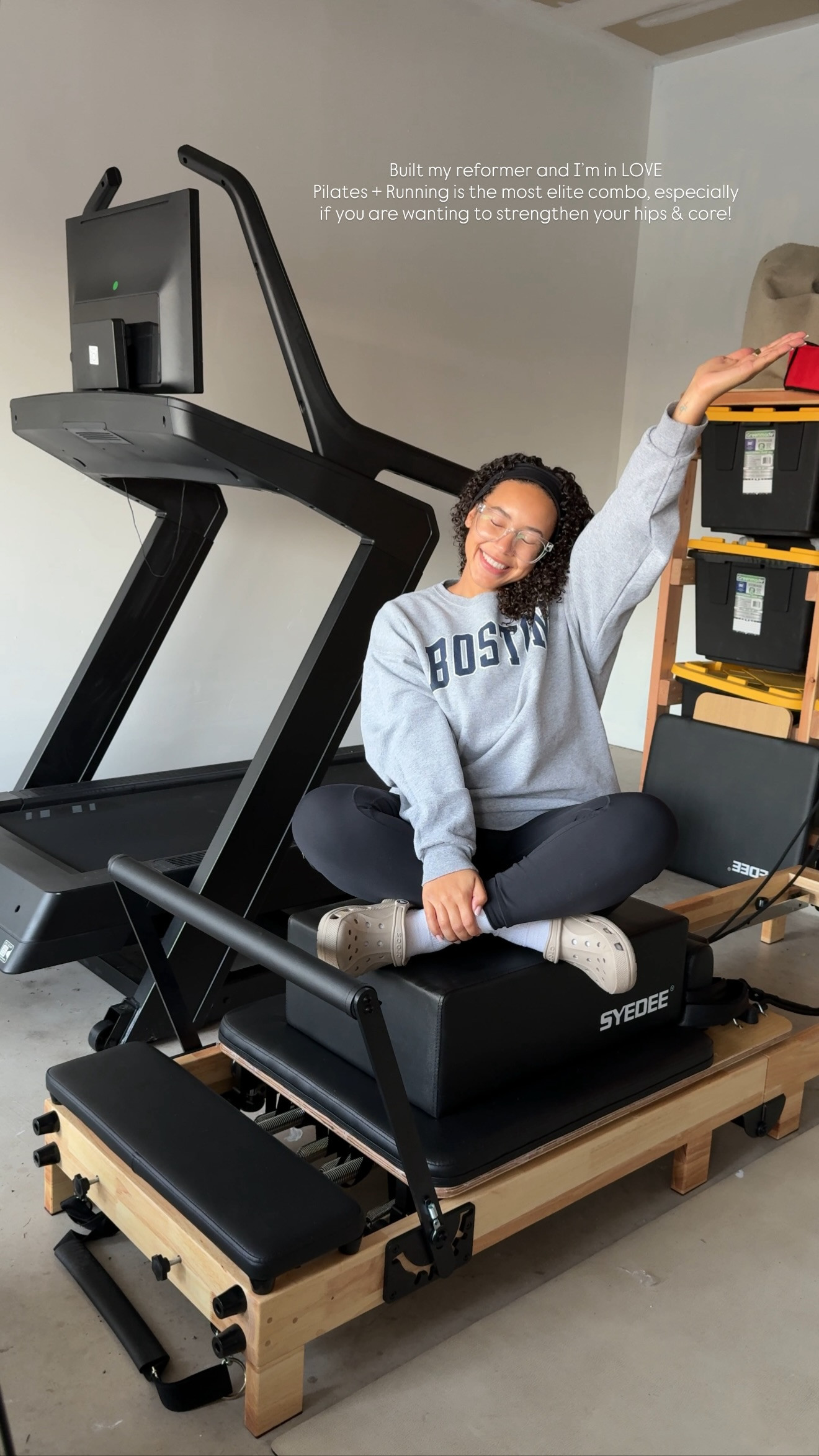 Best investment, I must say! Pilates + Running is the most elite combo & I'm in love that I can do it in my home 

 #LTKfitnessgoals #LTKmorningroutine #LTKHome