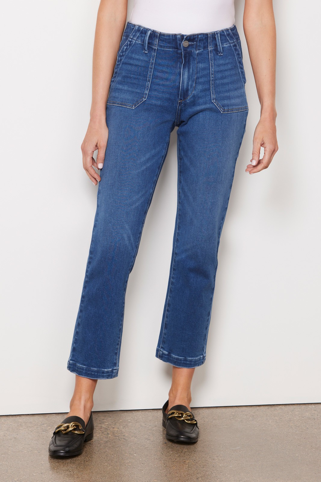 PAIGE Mayslie Straight Ankle Jean | EVEREVE | Evereve