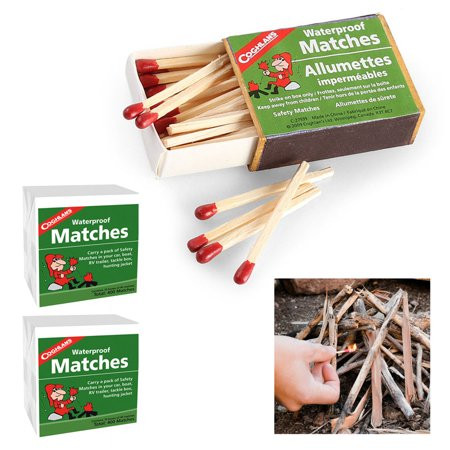 800-Count Coghlan's Waterproof Matches Wooden Emergency Fire Starters Strikers | Walmart (US)