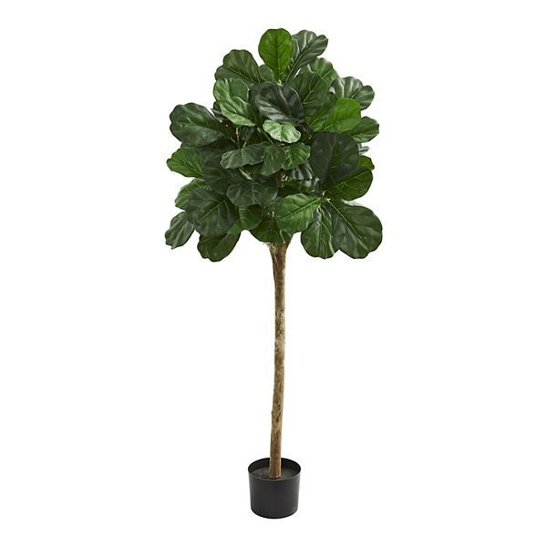 nearly natural 5-ft. Artificial Fig Fiddle Leaf Tree | Kohl's