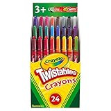 Crayola Twistables Crayons Coloring Set, Kids Indoor Activities at Home, 24 Count, Assorted | Amazon (US)