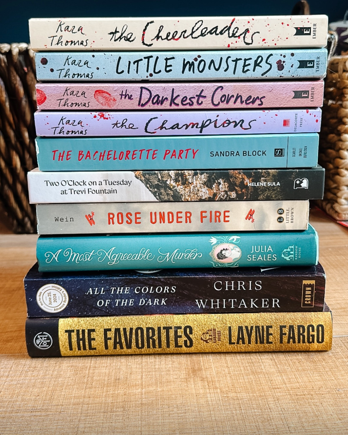 Weekly book giveaway stack - April 9th 

 