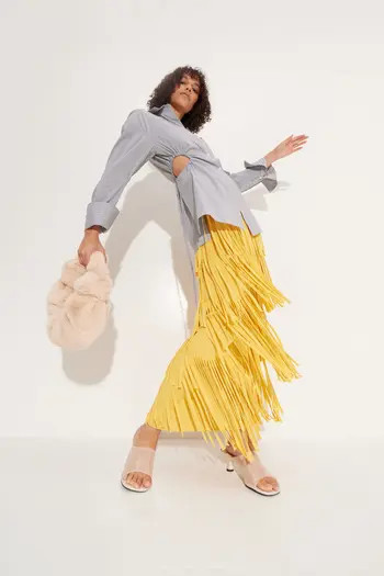 Za Za Knit Fringe Skirt | Nordstrom
