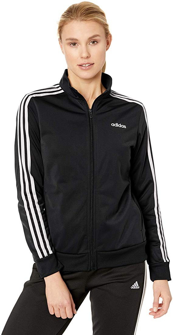 adidas Women's Essentials 3-stripes Tricot Track Jacket | Amazon (US)