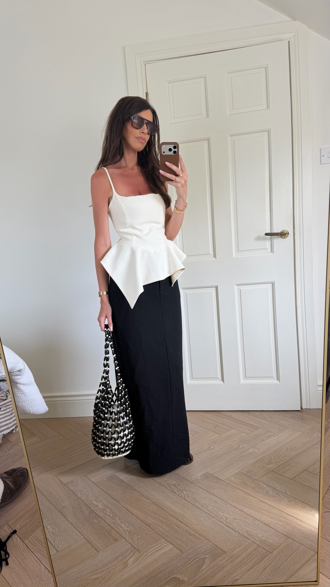 This top is back in stock! I wear size xs.