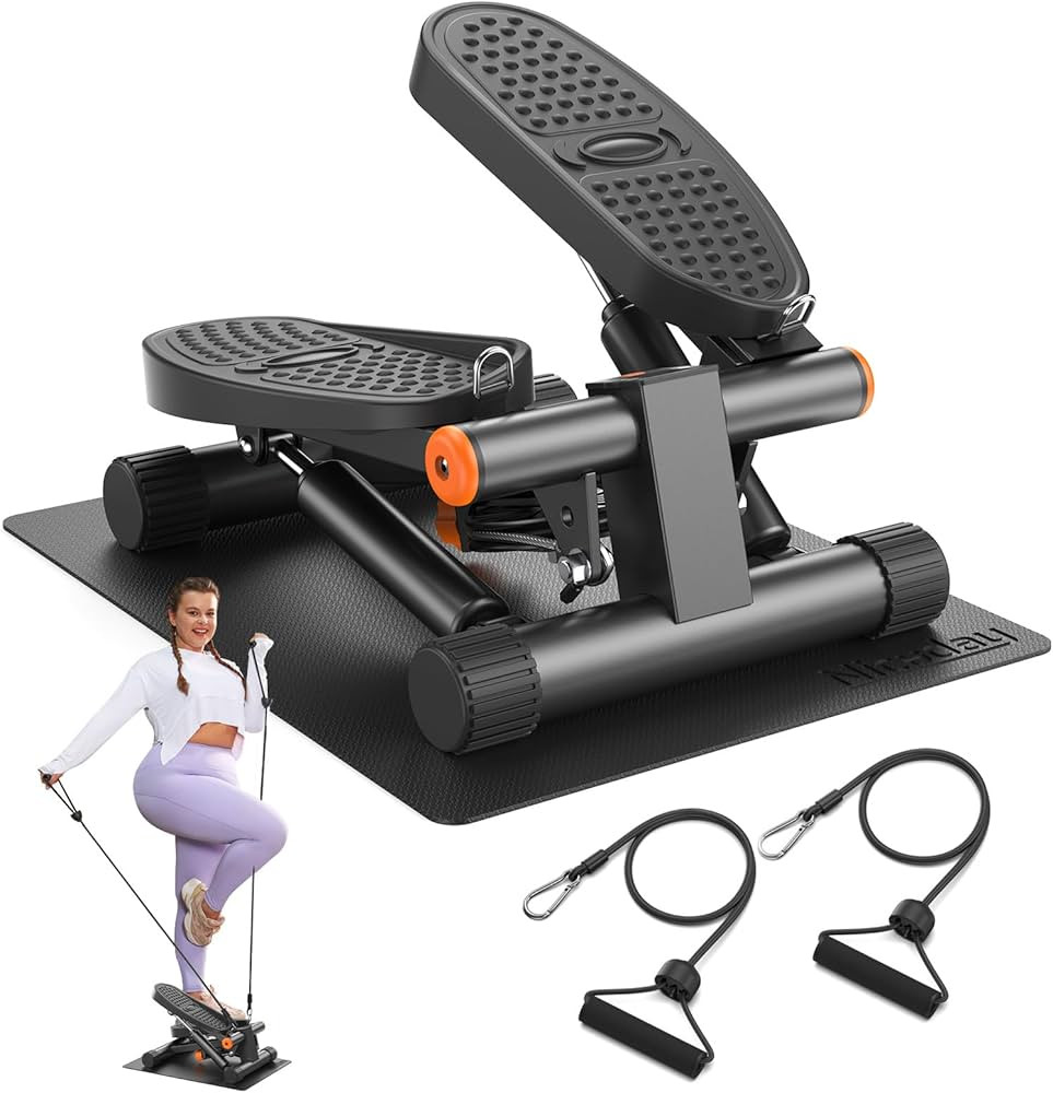 Niceday Steppers for Exercise, Stair Stepper with Resistance Bands, Mini Stepper with 300LBS Load... | Amazon (US)