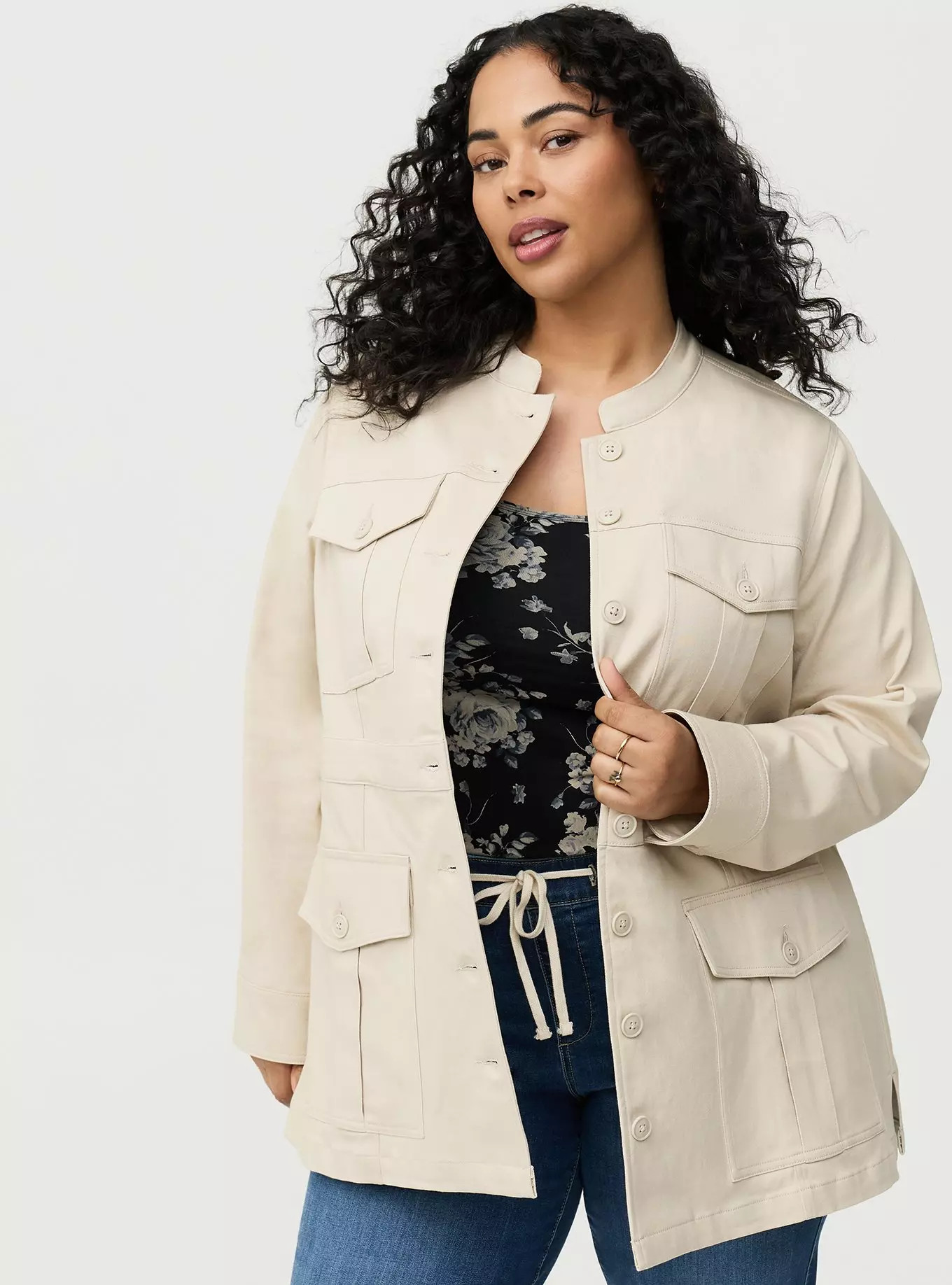 Fitted Military Jacket | Torrid (US & Canada)