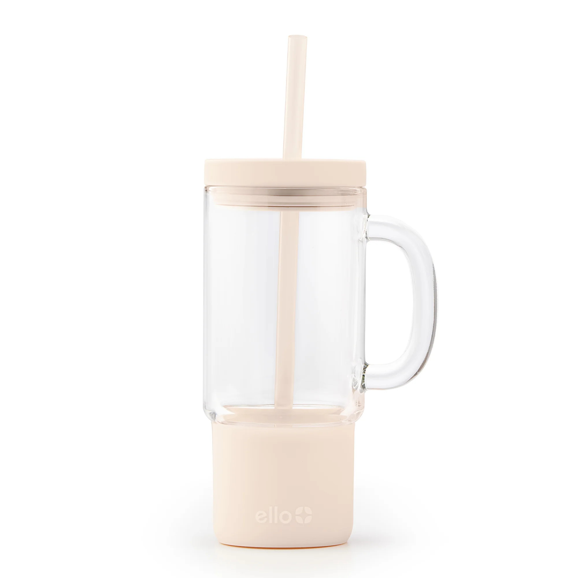 Ello Nova 18 oz Glass Mug with Straw | Walmart (US)