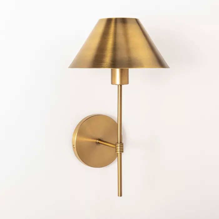 Metal Sconce Wall Light (Includes LED Light Bulb) - Threshold™ designed with Studio McGee | Target