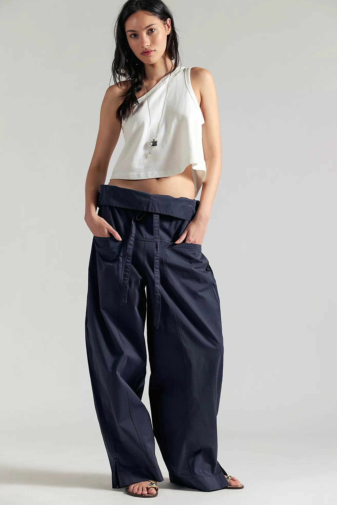 Fisherman Drawcord Pull-On Trousers | Free People (UK)