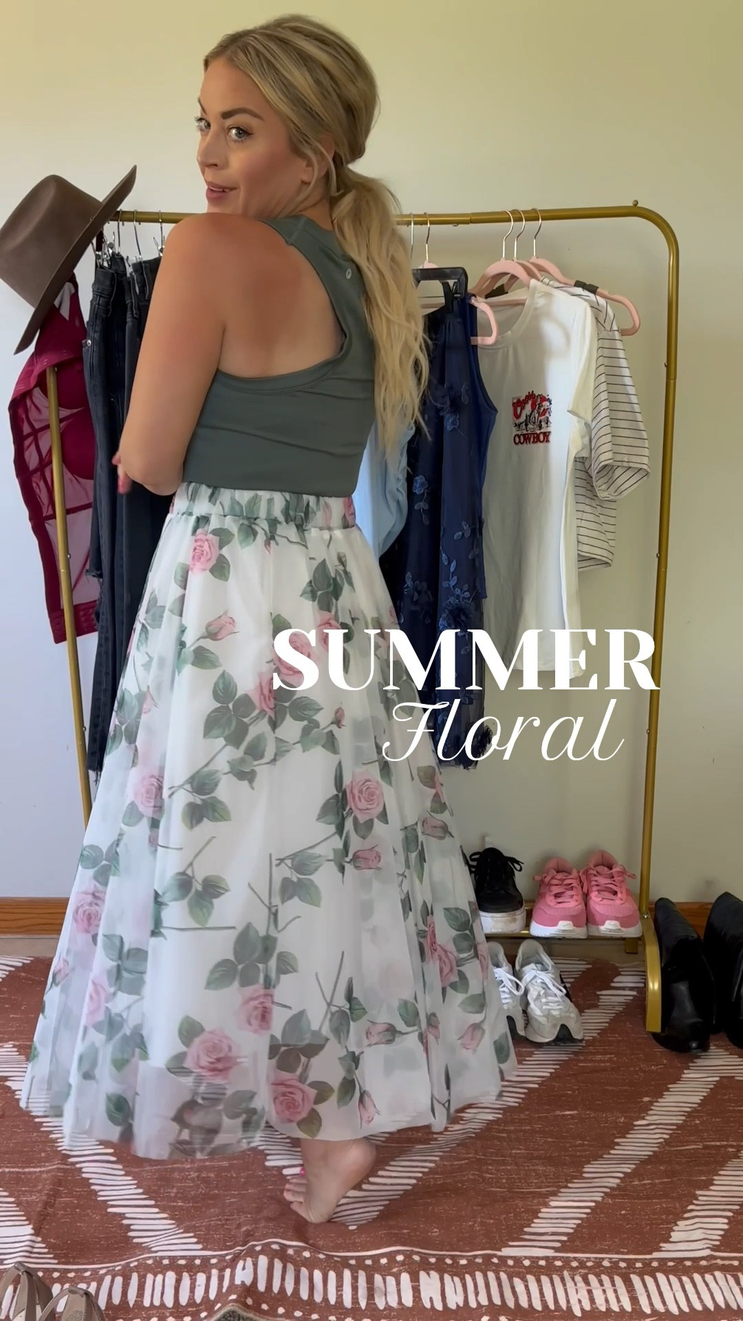 This SUMMER FLORAL skirt is a wardrobe staple, checking all the boxes 👌🏻

✔️ wedding guest
✔️ special occasion 
✔️ church

Pair it with heels to dress it up, or flat sandals for a more casual, comfortable feel.


#LTKWedding #LTKSummerEdit #LTKStyleTip