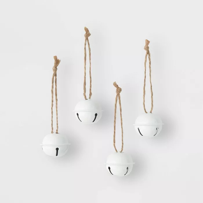 4ct Jingle Bell Christmas Ornaments - Wondershop™ | Target