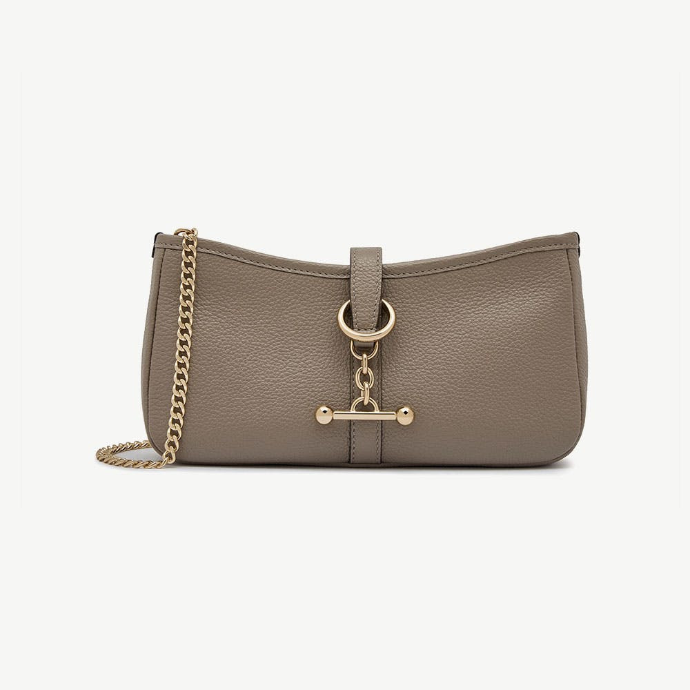 Strathberry - Kite on a Chain - Grey / Taupe | Strathberry