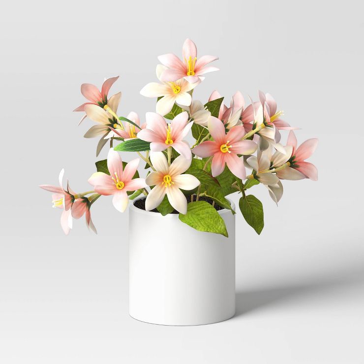 Artificial Flower Plant Pink - Threshold™ | Target