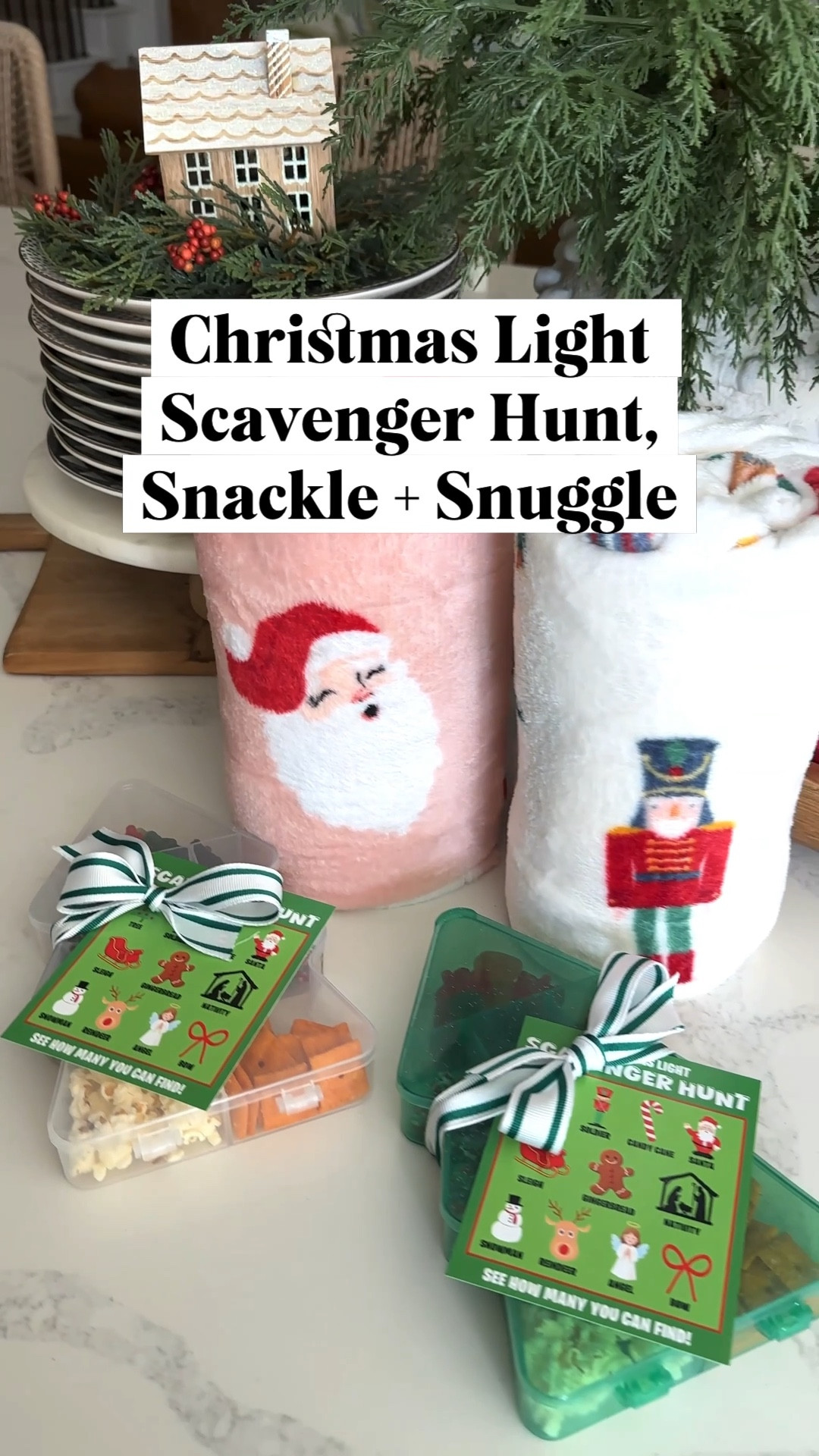 Christmas light scavenger hunt, snackle and snuggle!! Let's make those Christmas memories! These snackle boxes are currently $3.50, blankets are $6 and you can find the scavenger hunt at crispcollective.org❤️
.


#LTKHoliday #LTKmomlife #LTKKids