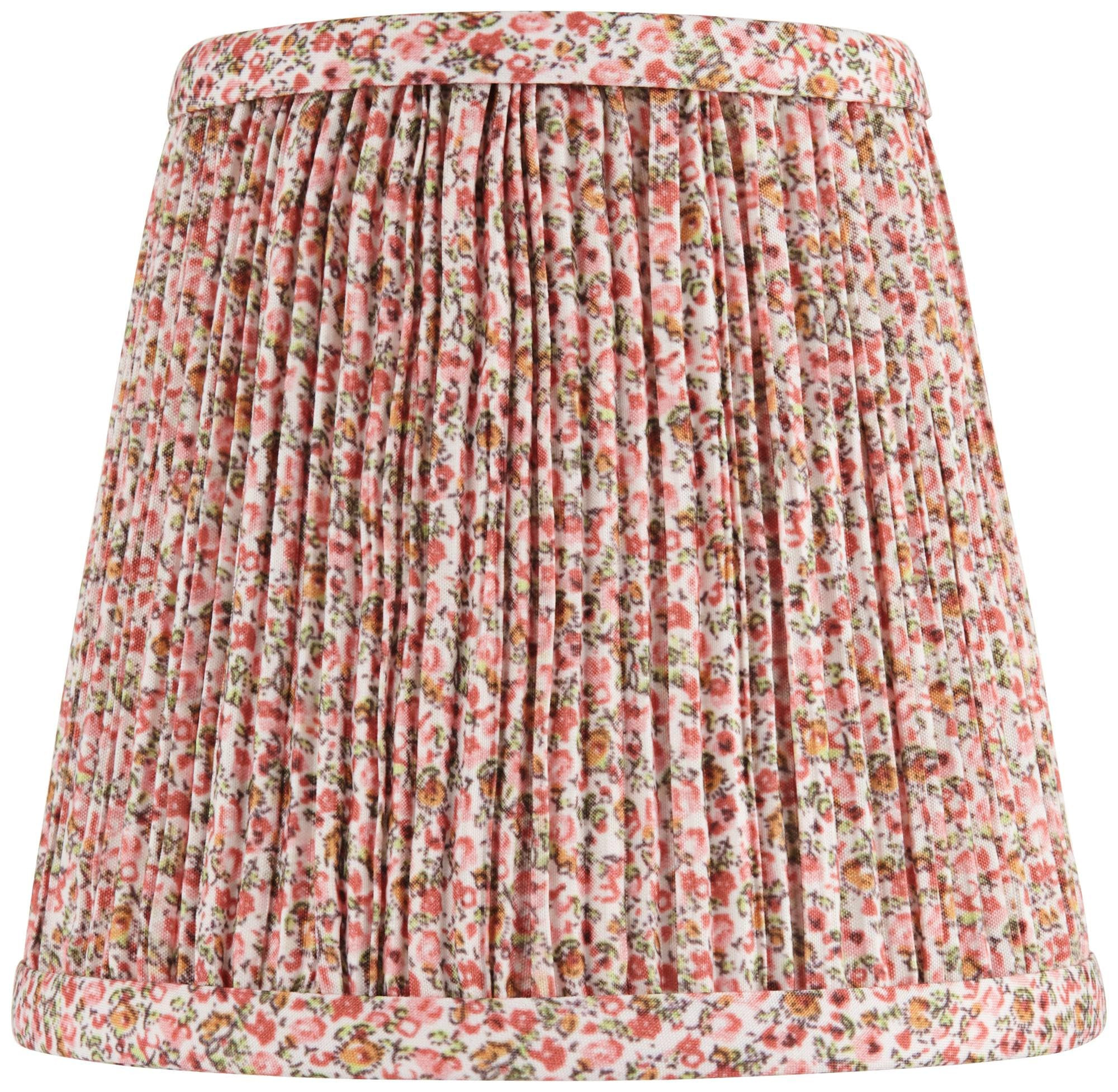 4" Top x 6" Bottom x 5 1/2" High x Print Lamp Shade Replacement Small Mini Pink Red Empire Round ... | Amazon (US)