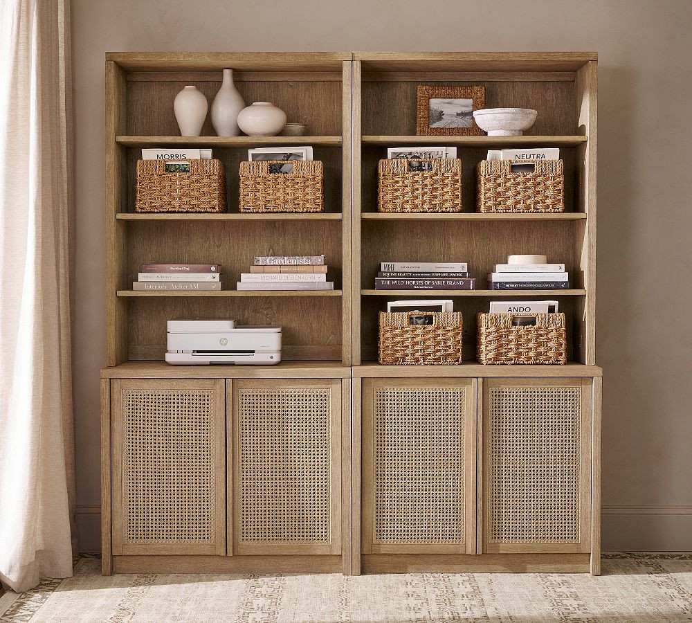 Marina Cane Storage Shelf Set (72"-108") | Pottery Barn (US)