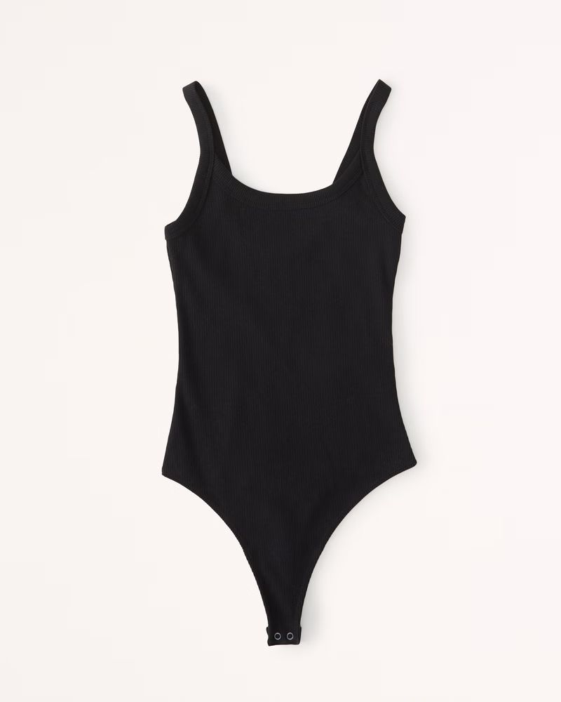 Women's 90s Ribbed Tank Essential Bodysuit | Women's Tops | Abercrombie.com | Abercrombie & Fitch (US)