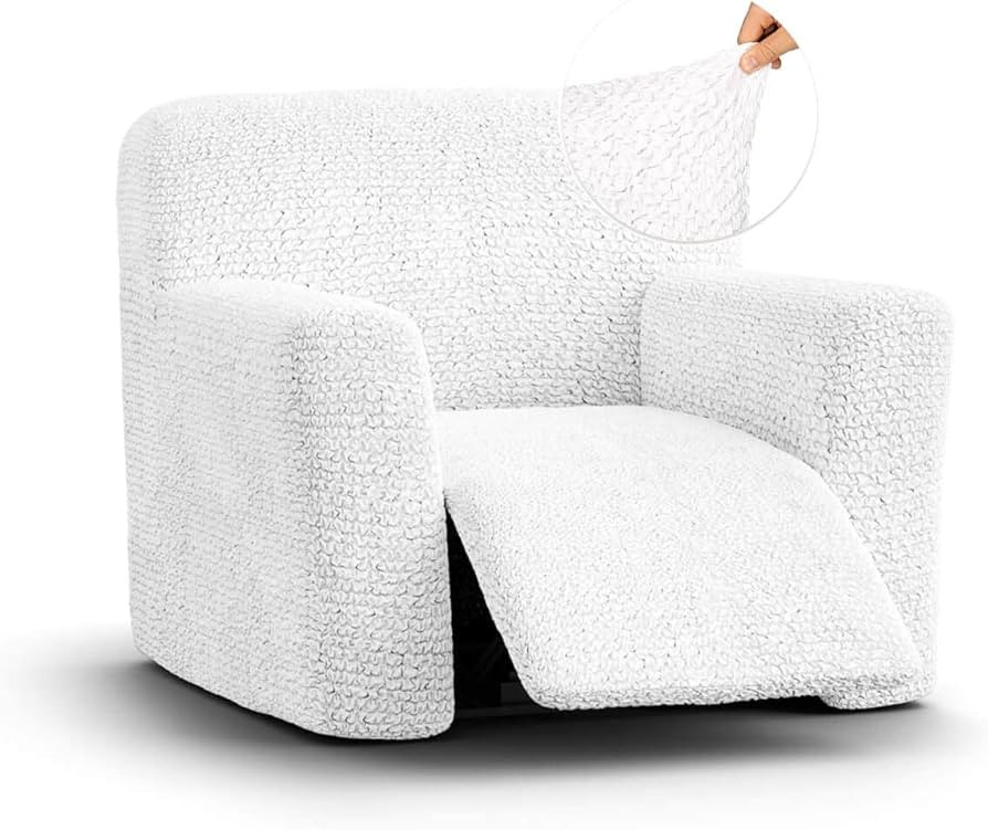 PAULATO BY GA.I.CO. Recliner Slipcover - Recliner Chair Cover - Soft Polyester Fabric Slipcover -... | Amazon (US)