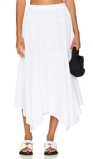 Tahlia Maxi Skirt in White | Revolve Clothing (Global)