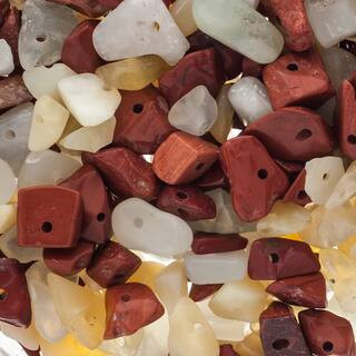 John Bead Natural Stone Chip Beads, 24g in Suet Mix | Michaels® | Michaels Stores