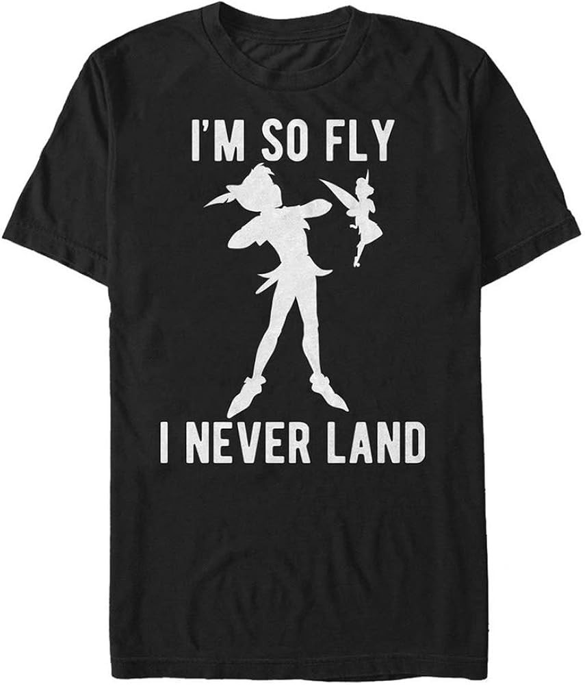 Disney Peter Pan Tinkerbell I'm So Fly I Neverland Graphic T-Shirt | Amazon (US)