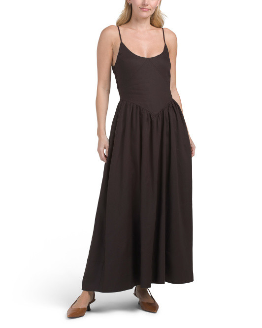 Melinda Linen Blend Dress | TJ Maxx