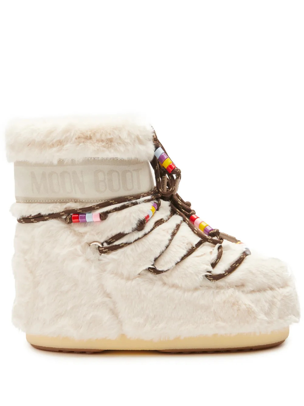 Icon Low faux-fur beaded boots | Farfetch Global