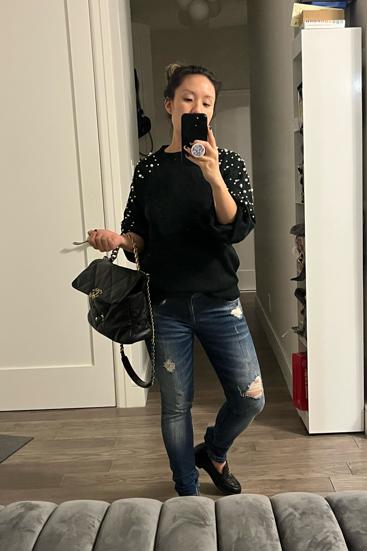 You know I LOVE a pearl sleeve detail. And I’m a big believer in mixing the high with the low. Spend on the things you will wear over and over again. Save on the things you will wear for one season. This is an easy outfit to throw on for brunch, errands, quick office trip. ANYTHING! Amazon find. Amazon fashion.

#LTKunder100 #LTKshoecrush #LTKunder50