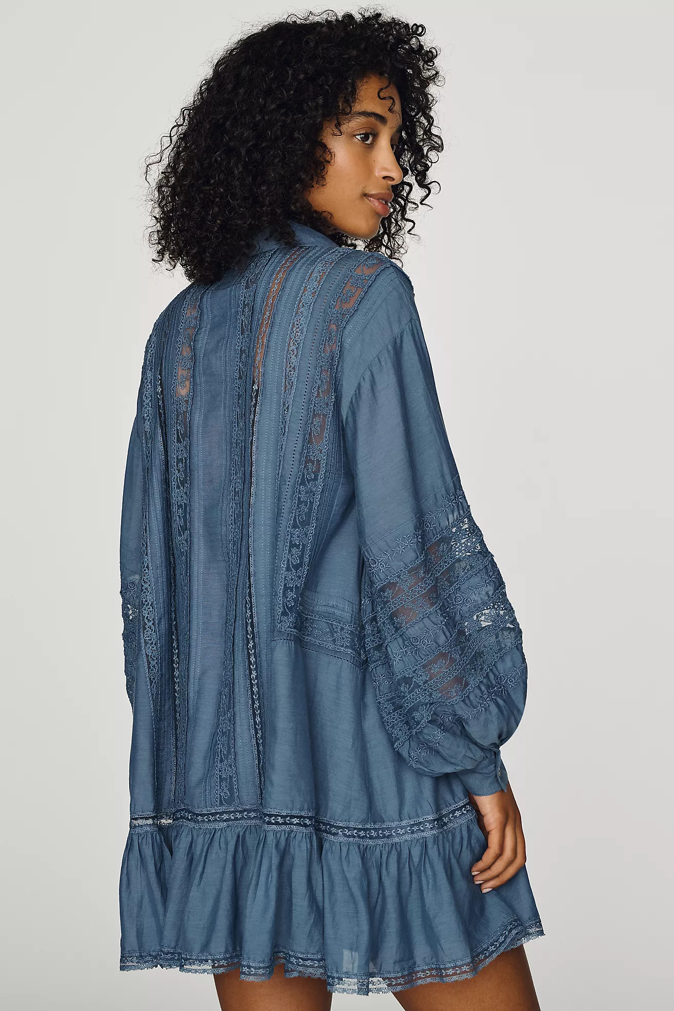 By Anthropologie Lace Panel Shirtdress | Anthropologie (US)