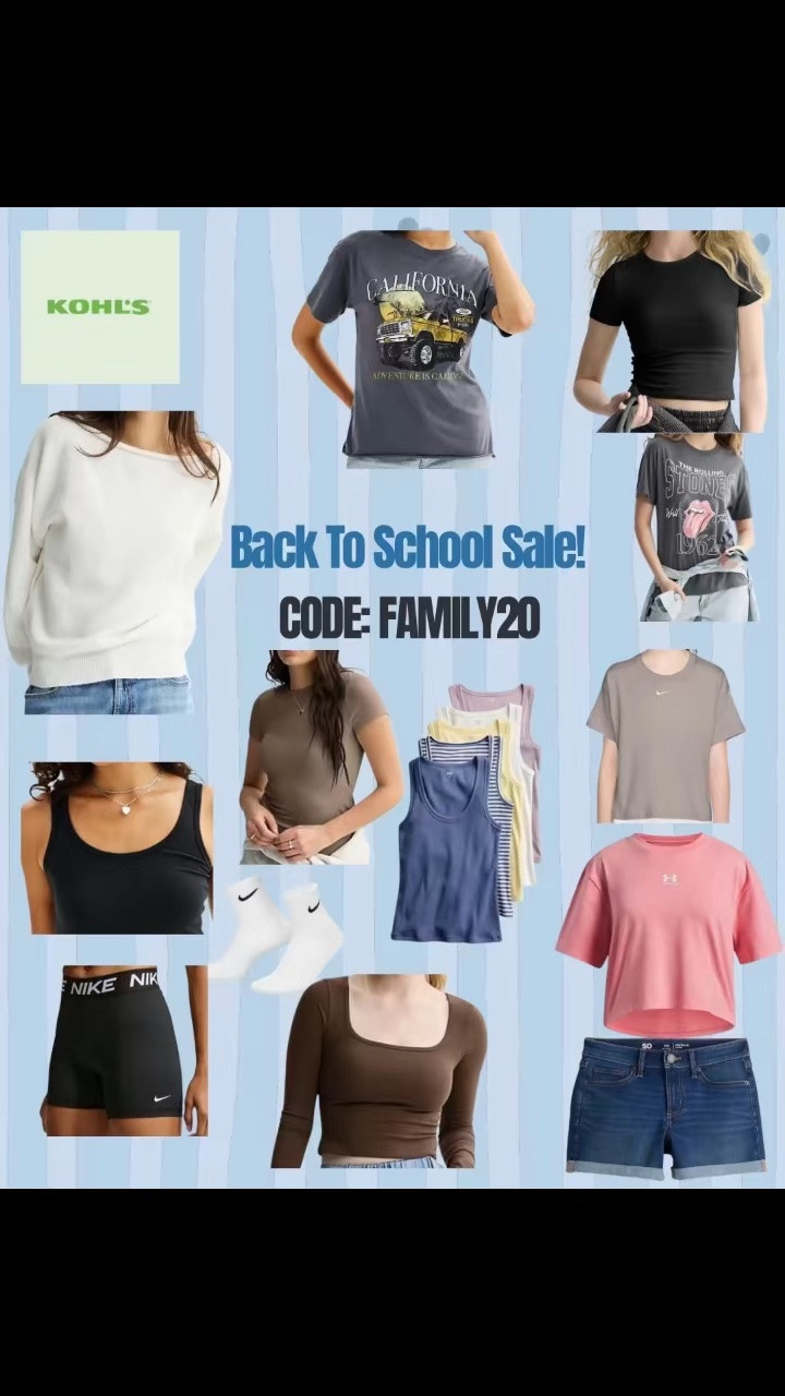 Don’t sleep on @Kohl's Back to School Sales! Use code FAMILY20 for an extra 20% off! #backtoschool #shopping #kohls

#LTKmomlife