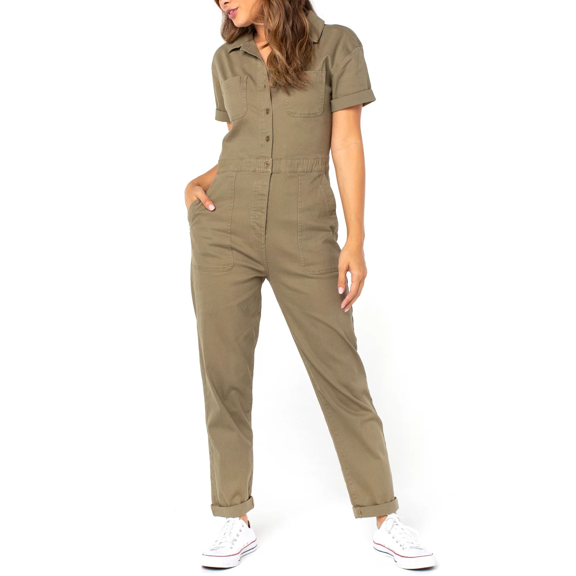 Celebrity Pink - Celebrity Pink Junior's Brushed Twill Boiler Suit - Walmart.com | Walmart (US)