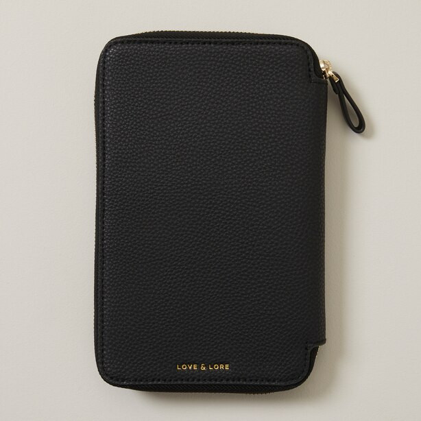 AVION FAMILY TRAVEL WALLET, BLACK | Indigo (CA)