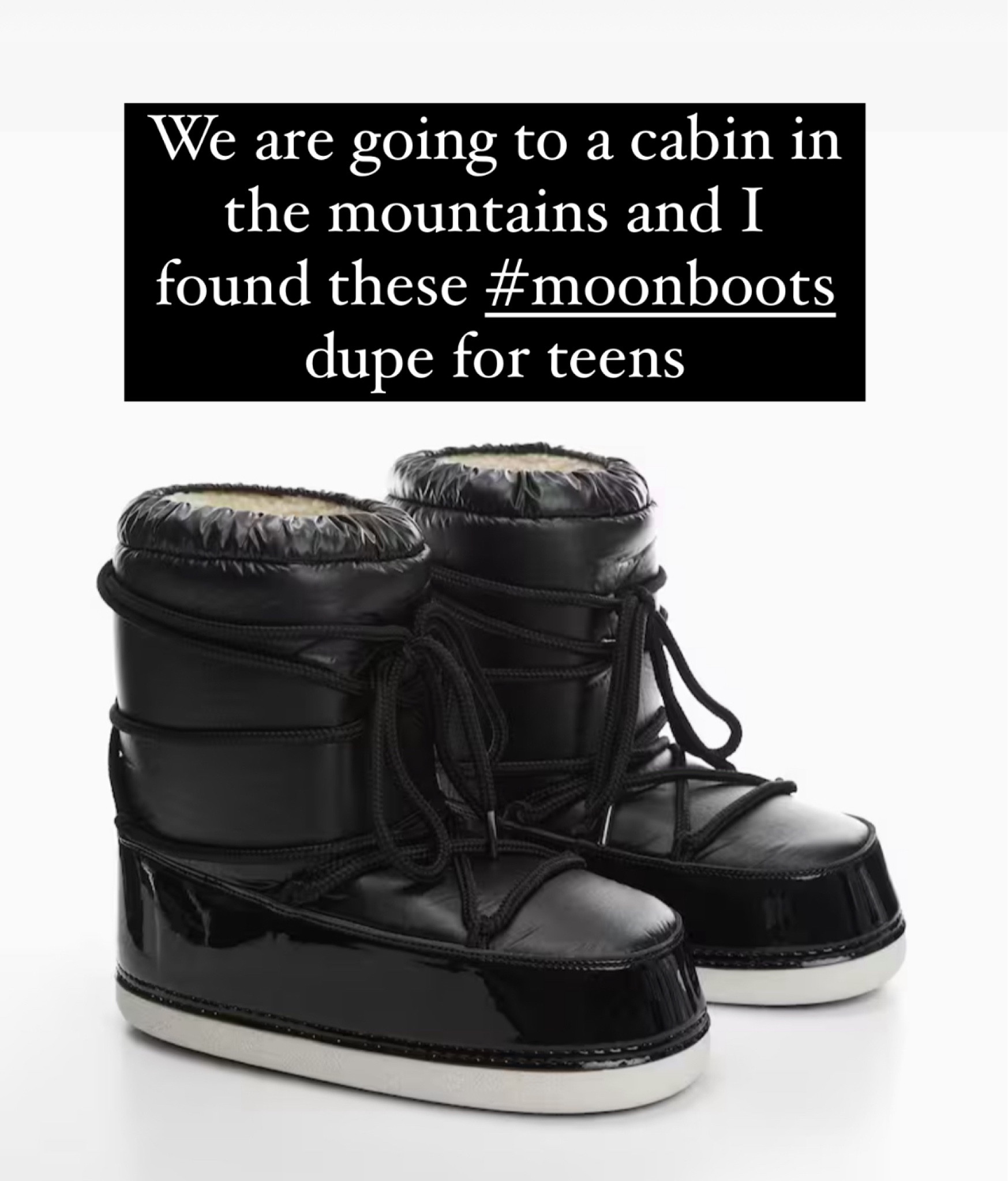 Moon boots dupe for teen girls 

#LTKSeasonal #LTKkids #LTKHoliday