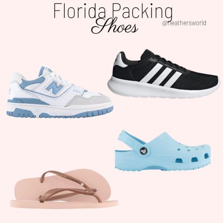 My Florida shoes featuring crocs, new balance 550, adidas and haviananas

#crocs #havianans #newbalence #adidas #travel 

#LTKshoecrush #LTKtravel #LTKHoliday