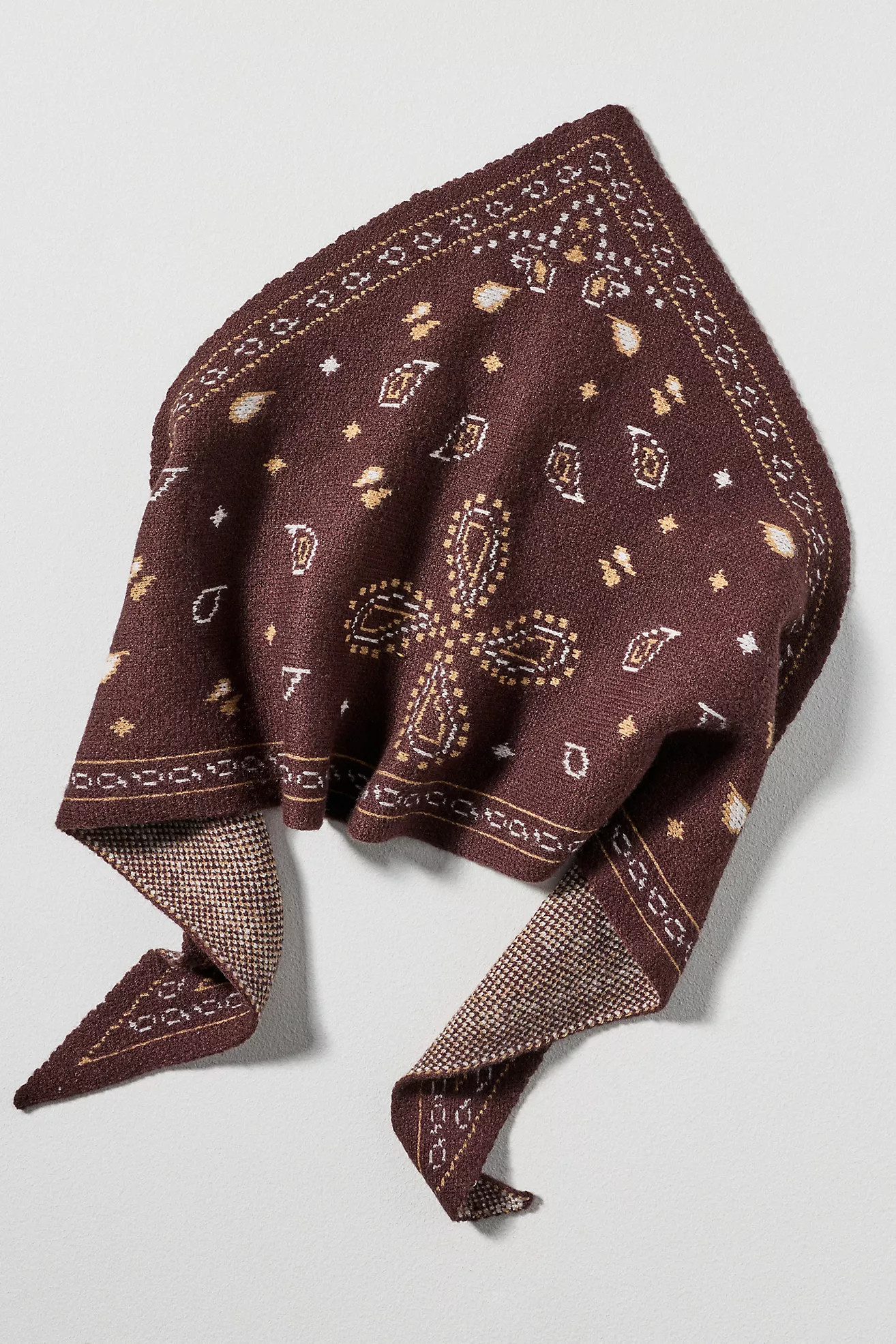 By Anthropologie Knit Triangle Bandana Scarf | Anthropologie (US)
