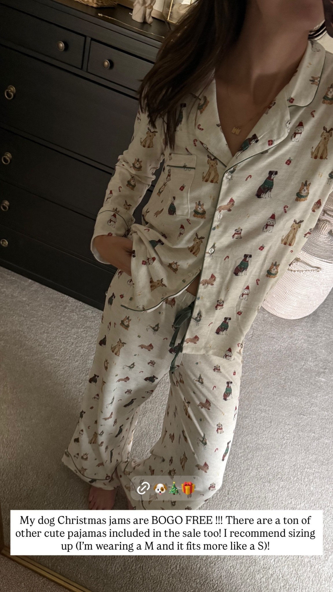 My dog Christmas jams are BOGO FREE !!! There are a ton of other cute pajamas included in the sale too! I recommend sizing up (I’m wearing a M and it fits more like a S)! 

#LTKFindsUnder100 #LTKSaleAlert #LTKGiftGuide
