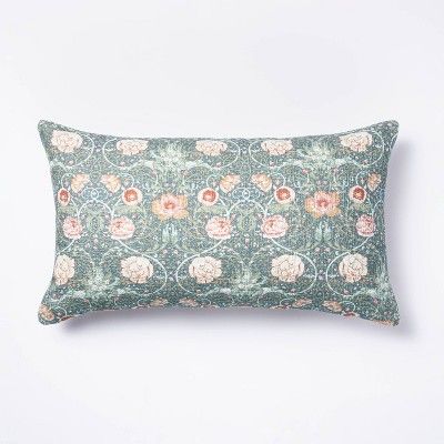 Floral Printed Throw Pillow - Threshold™ designed with Studio McGee | Target