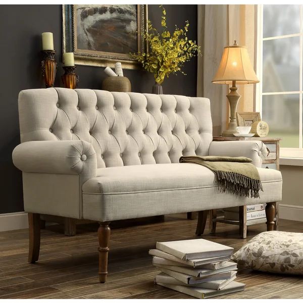 Hermosa 60'' Upholstered Settee | Wayfair North America