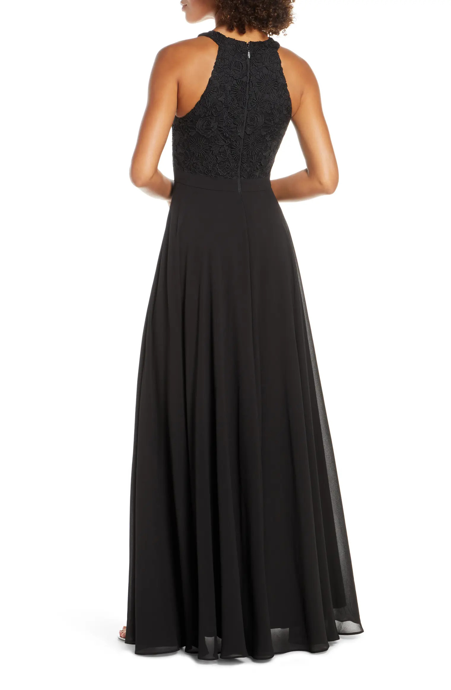 Love Poem Lace Halter Gown | Nordstrom