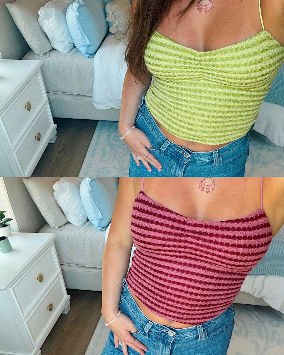 Obsessed with a colorful tank 💕💚

#LTKootd