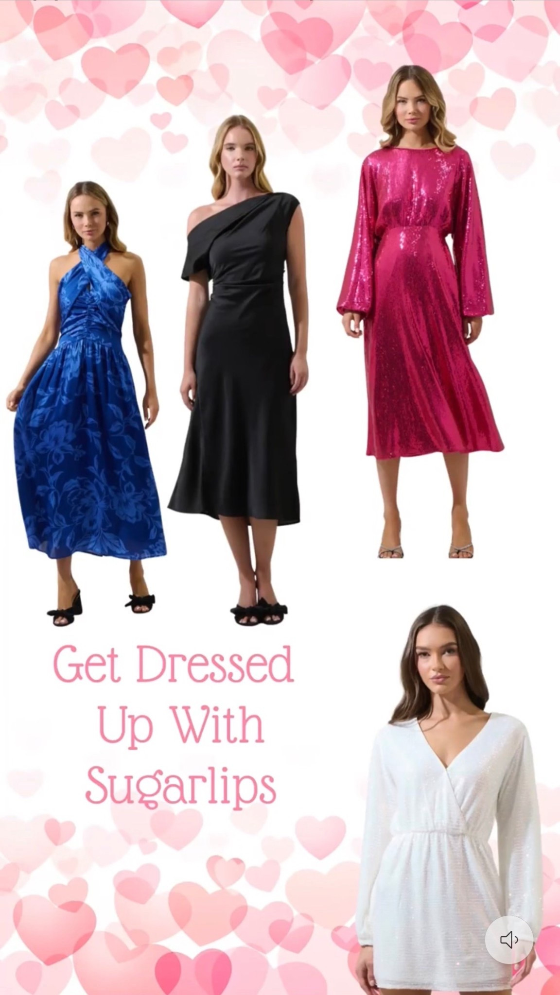 Sugarlips is an energetic and stylish women's brand, always featuring the newest trends, must-have styles, and great deals. Whether you're dressing for Valentine’s Day, dinner, a wedding, or just because, a piece from Sugarlips will become a go-to favorite. Get ready to discover your new favorite outfits and enjoy fashionable, budget-friendly fashion that makes you feel fantastic! 

#LTKWedding #LTKOver40 #LTKSaleAlert

#LTKValentine