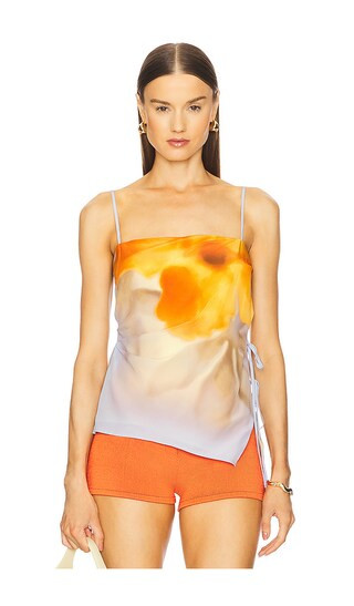 Serene Tie Cami Top in Sequoia Floral | Revolve Clothing (Global)