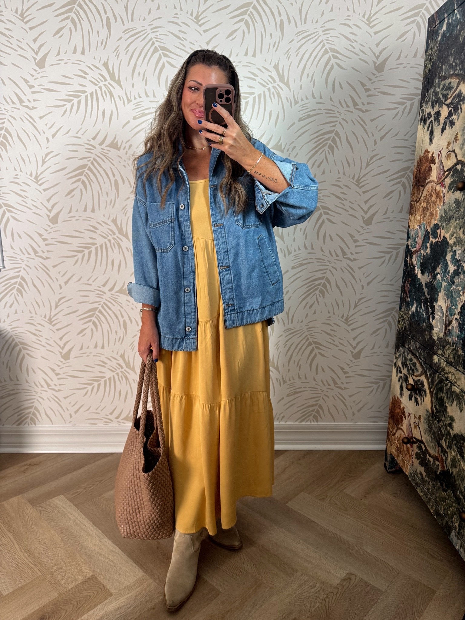 Today’s outfit! Small dress / XS jacket (size down)