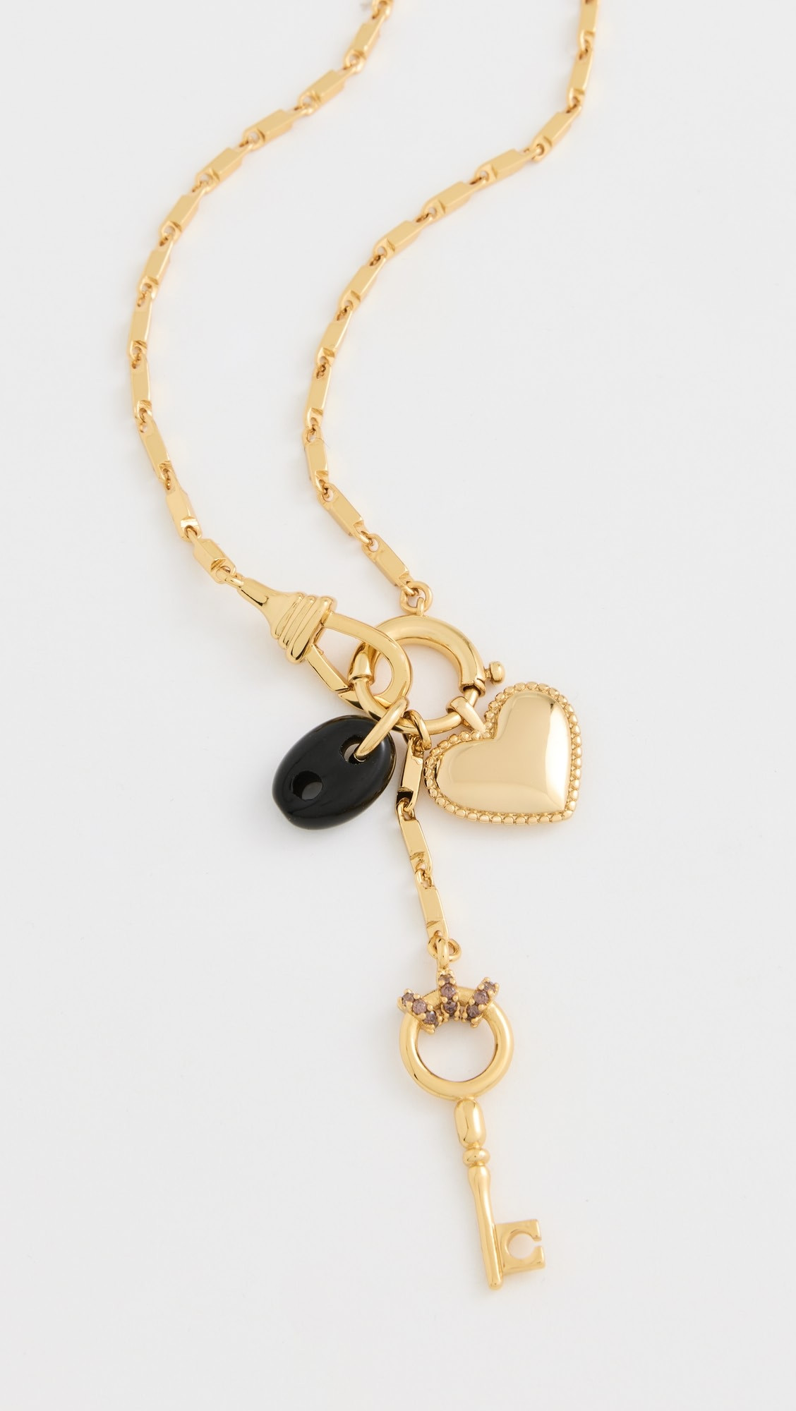 Bar Watch Chain Charm Necklace | Shopbop