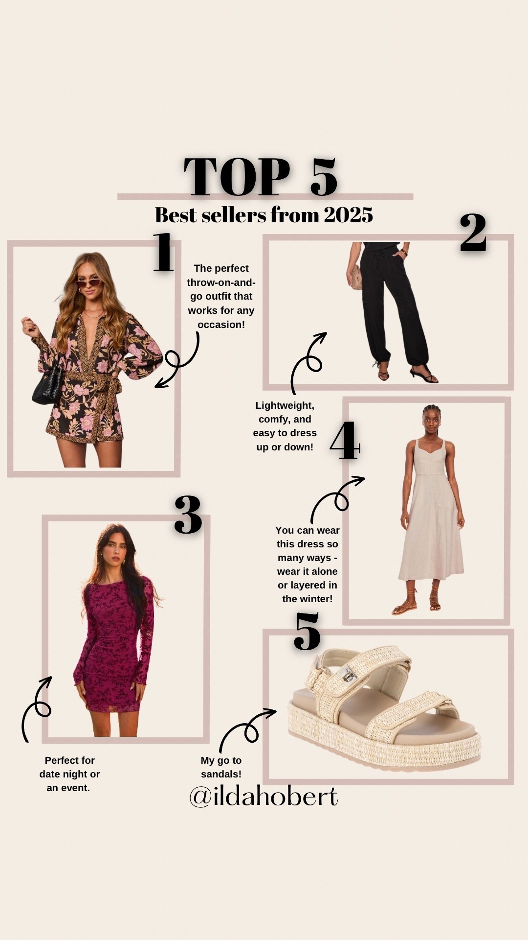 Top 5 best sellers from 2025!✨😍

Date night, winter fashion, winter outfit, pants, dress, sandals

#LTKHoliday #LTKSeasonal #LTKFindsUnder50